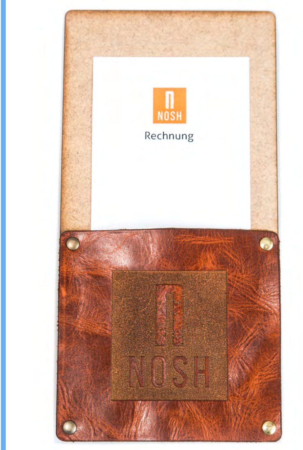 Rechnungsbutler aus Leder im Used-Look, NOSH Restaurants