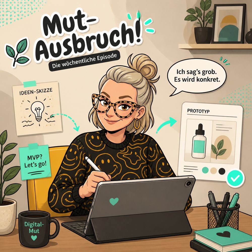 Mut-Ausbruch! Episode, Themenfeld Mint, Skizze zu Prototyp, KI-erzeugt