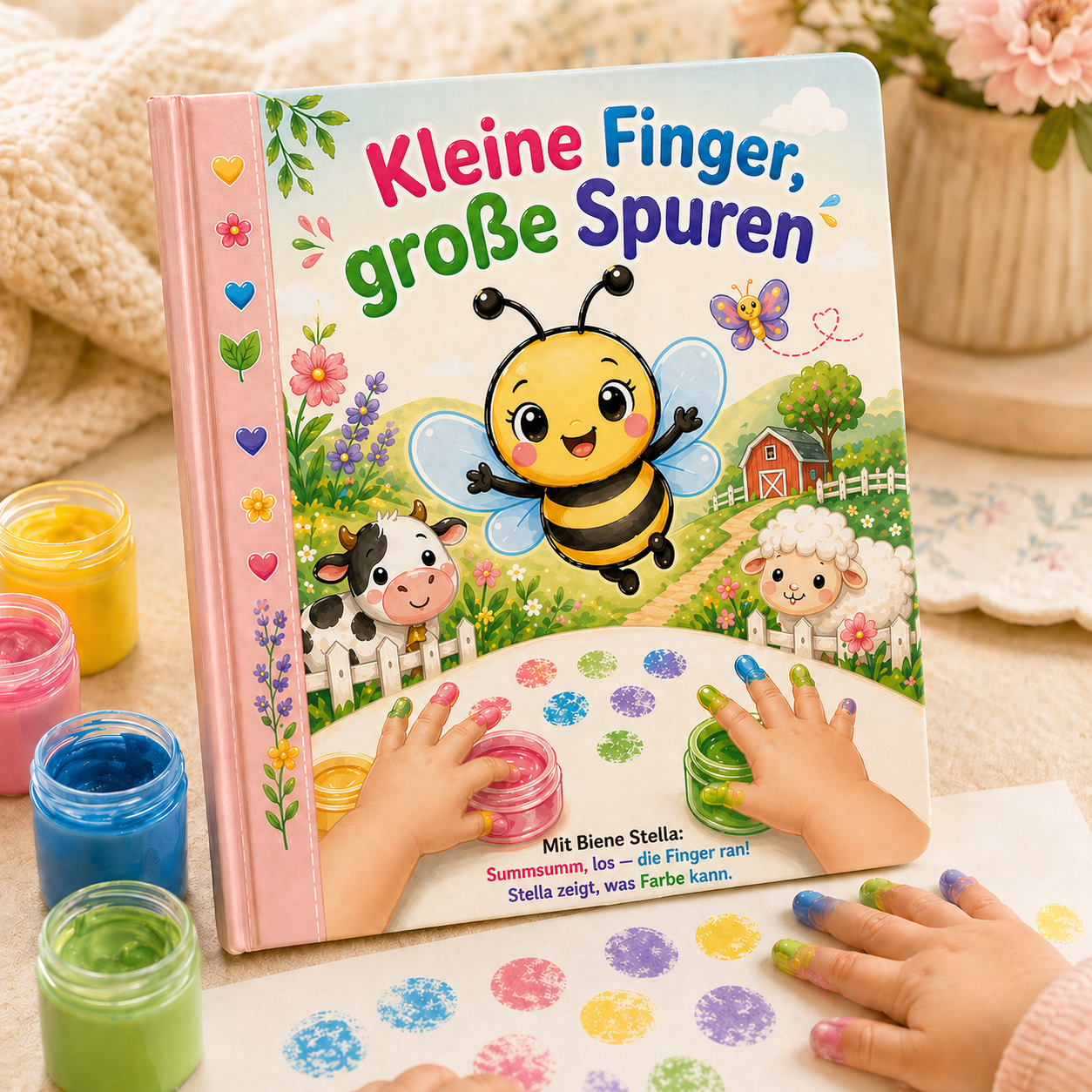 Cover-Thumbnail Kleine Finger, große Spuren — deutsche Ausgabe